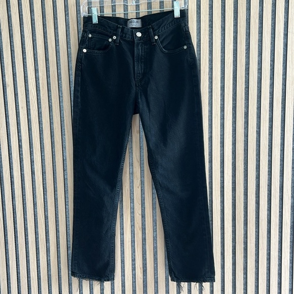 AGOLDE -Low Slung Straight Leg Jeans -25 - Picture 6 of 7